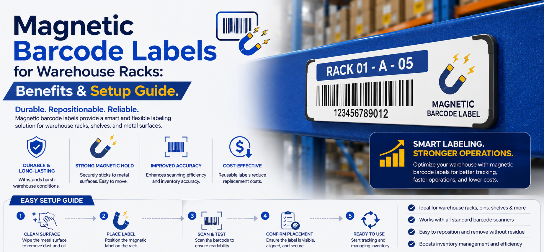 Magnetic Barcode Labels