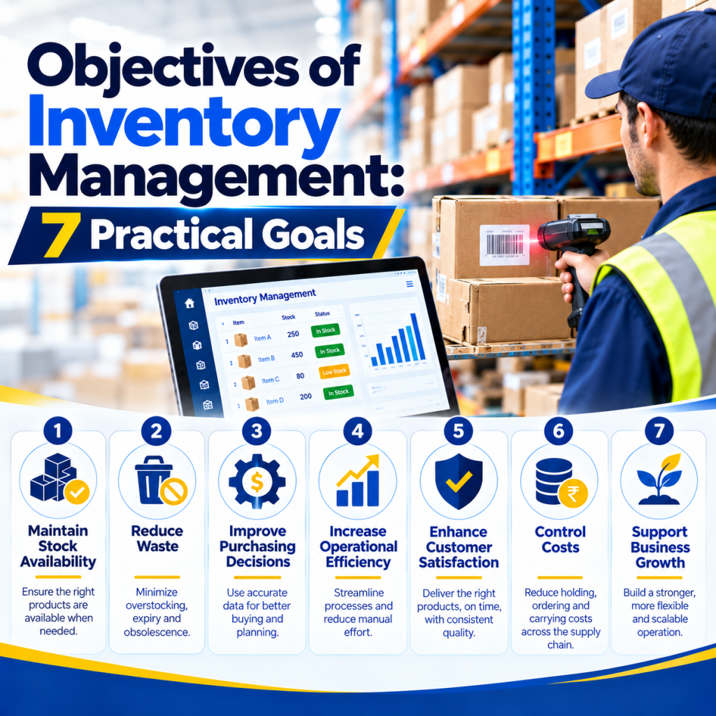 Objectives of inventory management